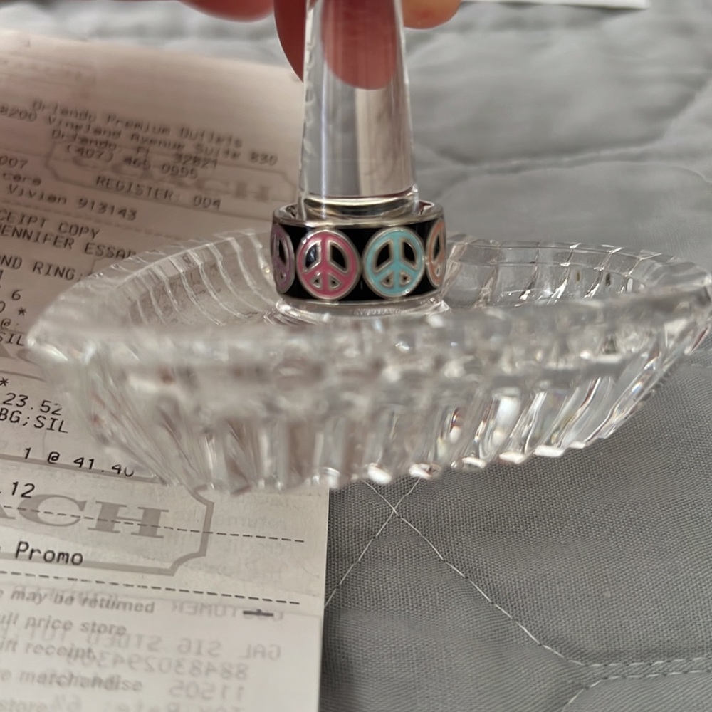 Coach Peace Ring - Picture 7 of 11